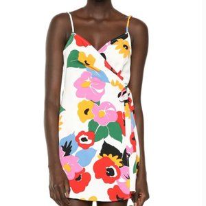 Show Me Your Mumu Say Jay Mini Wrap Dress Beck Blooms Floral Print Small